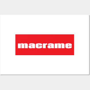 Macrame Posters and Art